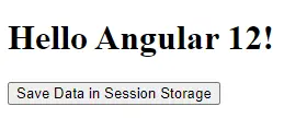 save data in session storage in angular