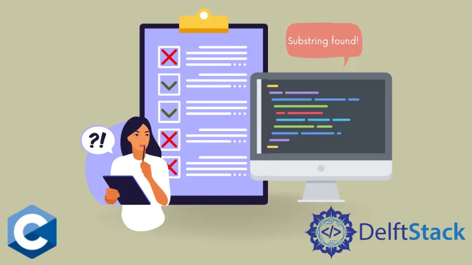 How to Check if String Contains Substring in C