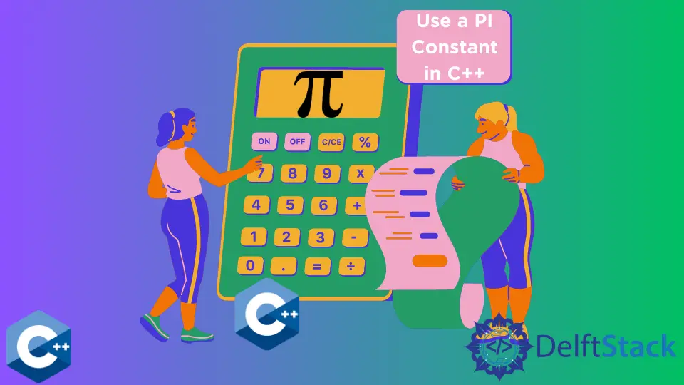 How to Use a PI Constant in C++