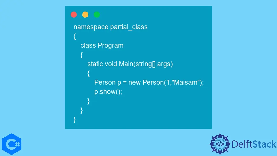 Partial Class in C#