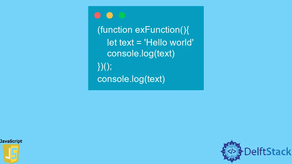 Self-Executing Function in JavaScript