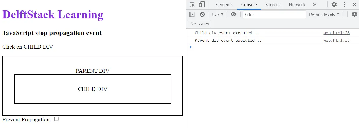 Output With Propagation