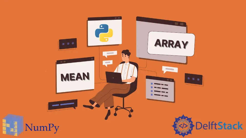 Python Numpy.mean() - Arithmetic Mean