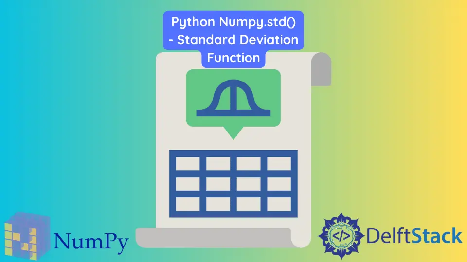 Python Numpy.std() - Standard Deviation Function