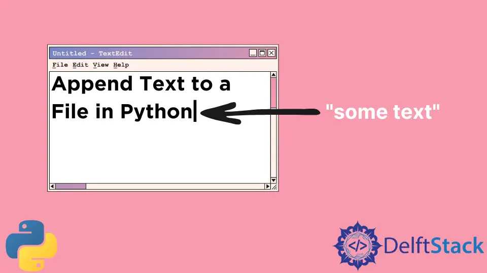 How to Append Text to a File in Python