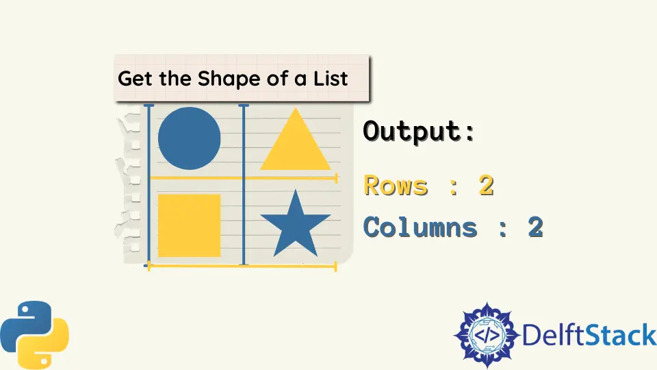 How to Get List Shape in Python