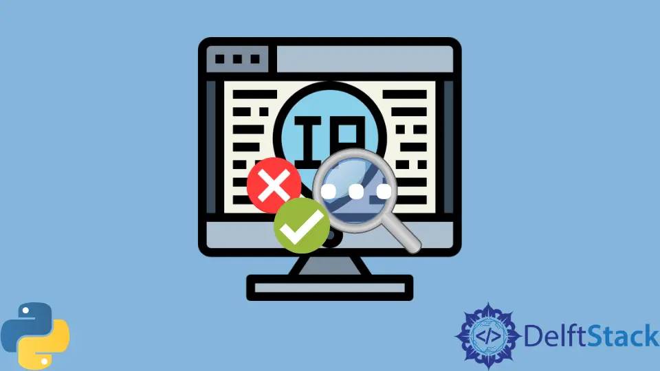 How to Validate IP Address in Python