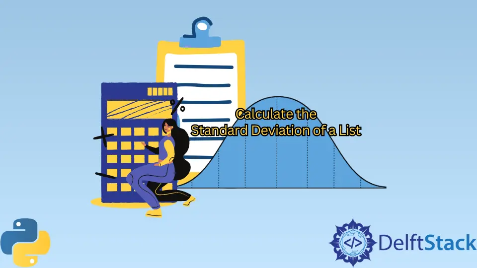 How to Calculate the Standard Deviation of a List in Python