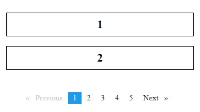 pagination dans la capture d’écran Angular 