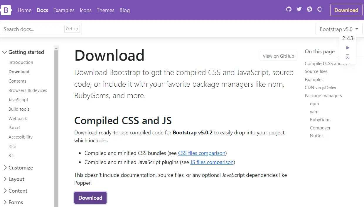 Télécharger Bootstrap