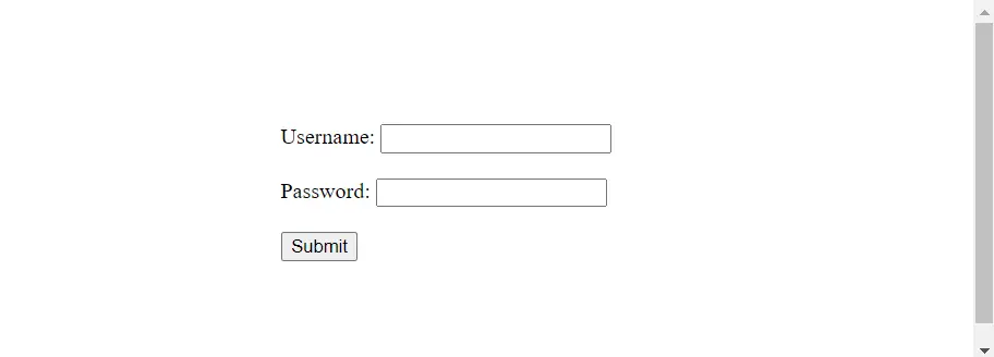 center a form using flexbox
