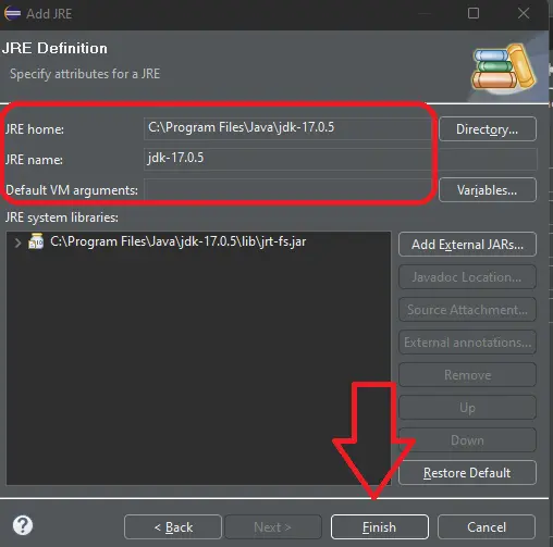 eclipse Java-Version ändern - 4