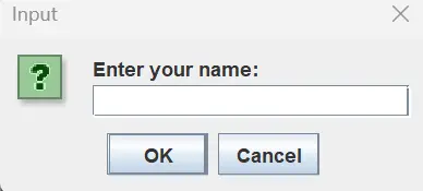 alert popup input