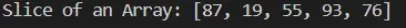 Java-Array-Splice - Ausgang 1