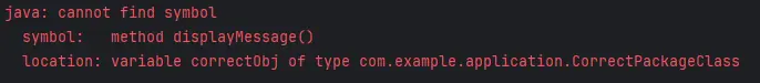 package does not exist - directory structure mismatch