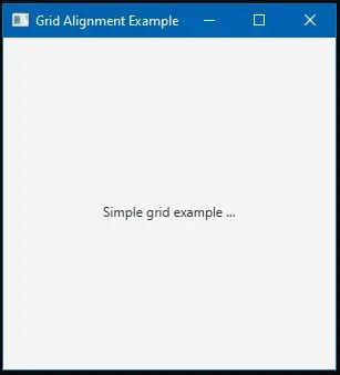 JavaFX GridPane-Ausrichtungsausgabe