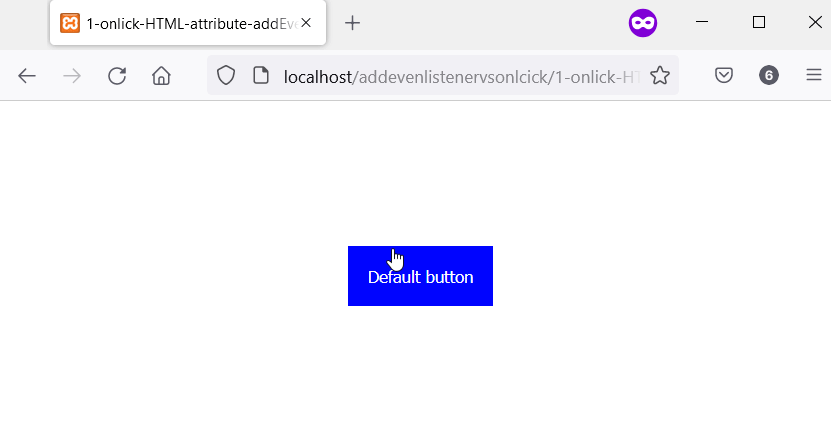 Klickereignis über das Onclick-Attribut 1