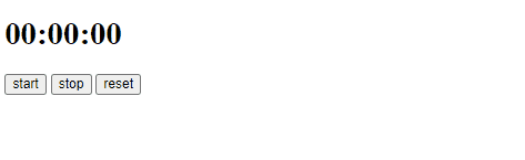 cronometro javascript