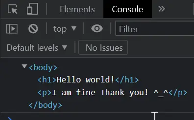 How to Convert String to HTML in JavaScript | Delft Stack