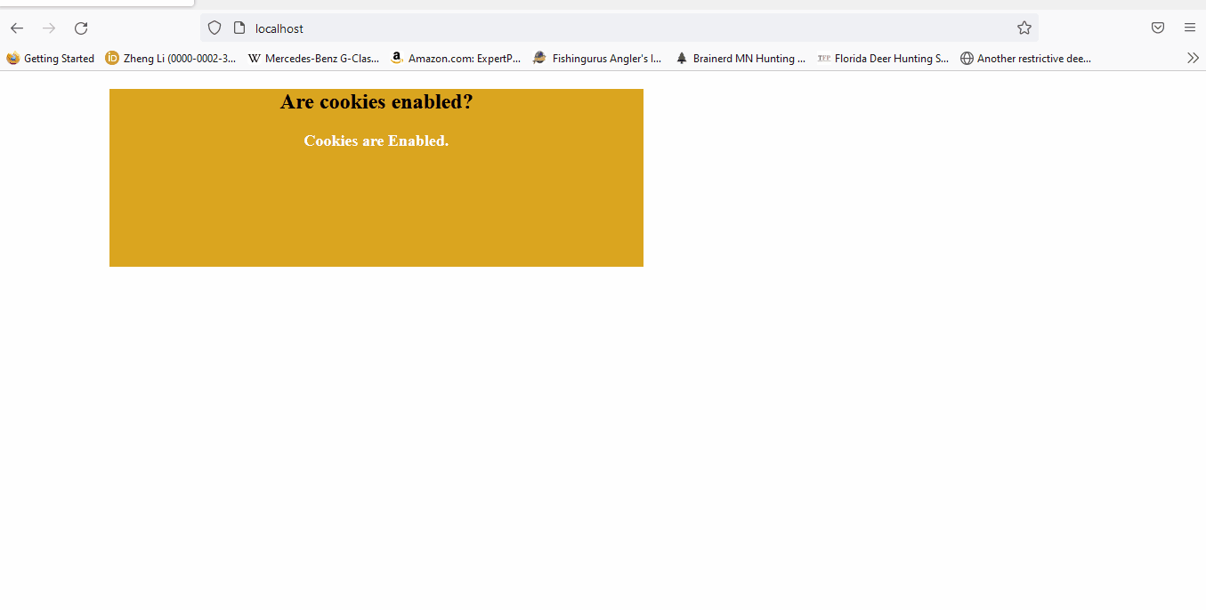 OnLoad Cookies 事件
