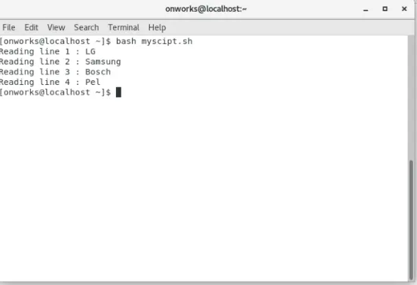 use un script para leer del archivo