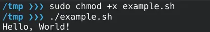 Ausführungsberechtigung mit chmod hinzufügen