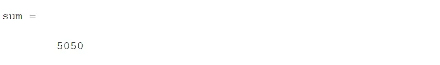 Summation of a Simple Series - for Loop