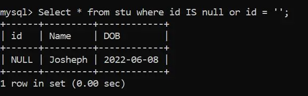 MySQL Select if Column Value is Empty