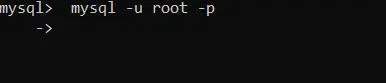 Enter root account password