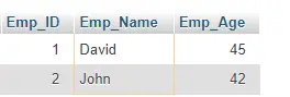 Using the IN Operator to Select Multiple Values - Output