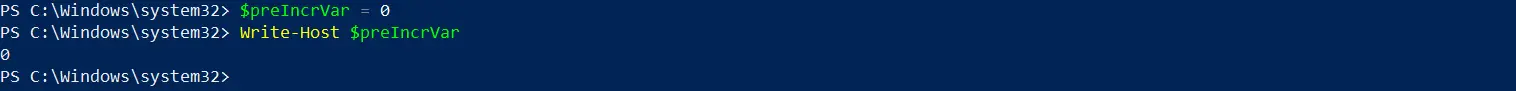 Zähler in PowerShell - Vorinkrement Teil eins