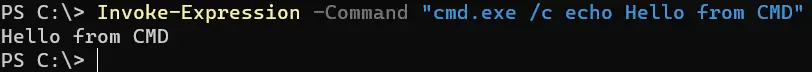 ejecutar comandos cmd en powershell - salida 4