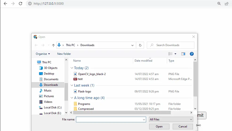 Flask send_file() Output 2