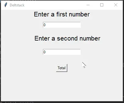 Use IntVar to Calculate Sum of Two Numbers in Tkinter