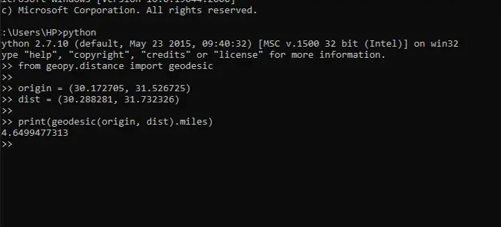 “python"을 사용하여 cmd에서 이전 버전 시작