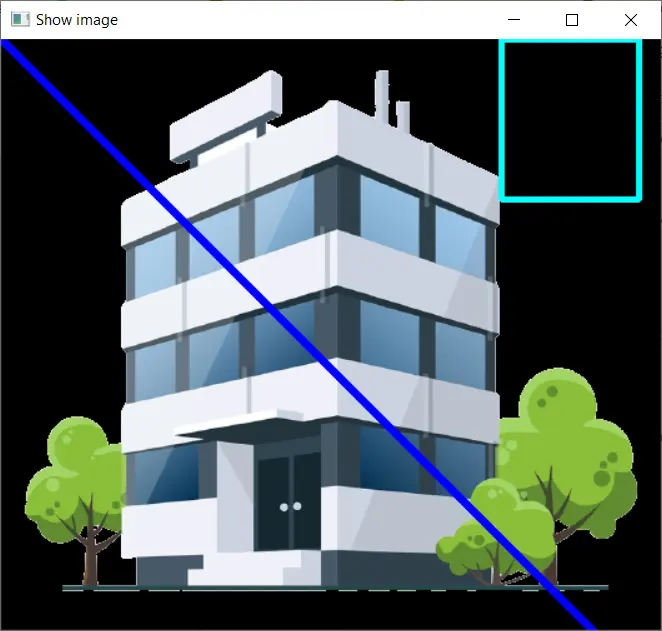 在 Python 中使用 OpenCV 绘制图像