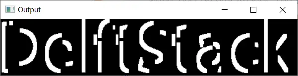 X축을 따라 Sobel을 사용한 에지 감지
