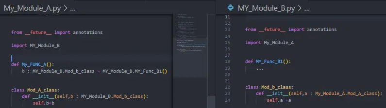 python 循環インポート - 例 5