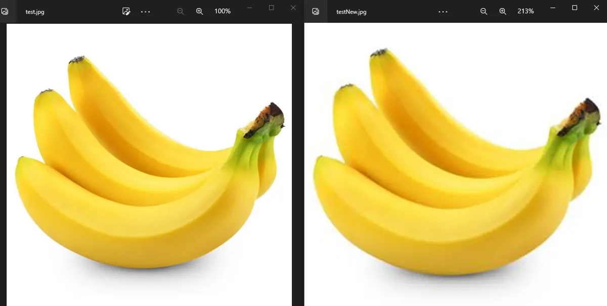 サイズ変更された画像