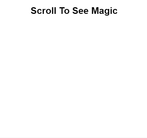 faire défiler vers le haut fonction dans React