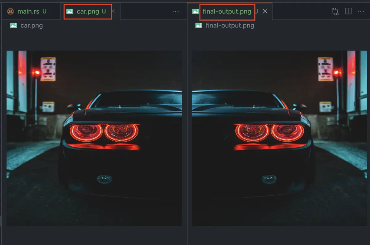 OpenCV 녹 출력