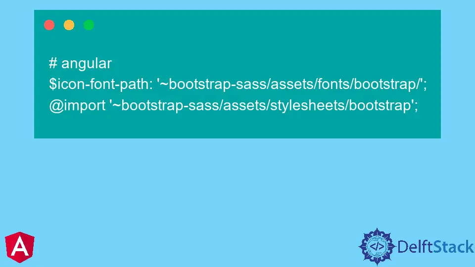 Bootstrap in Angular