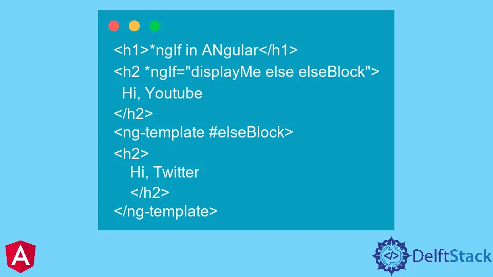 Utiliser ngIf Else sur Angular