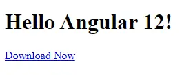 Download-Datei in Angular Beispielanzeige