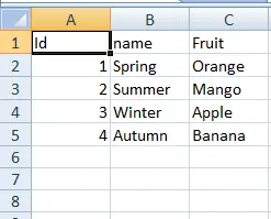 Angular에서 Excel로 내보내기의 Excel 데이터