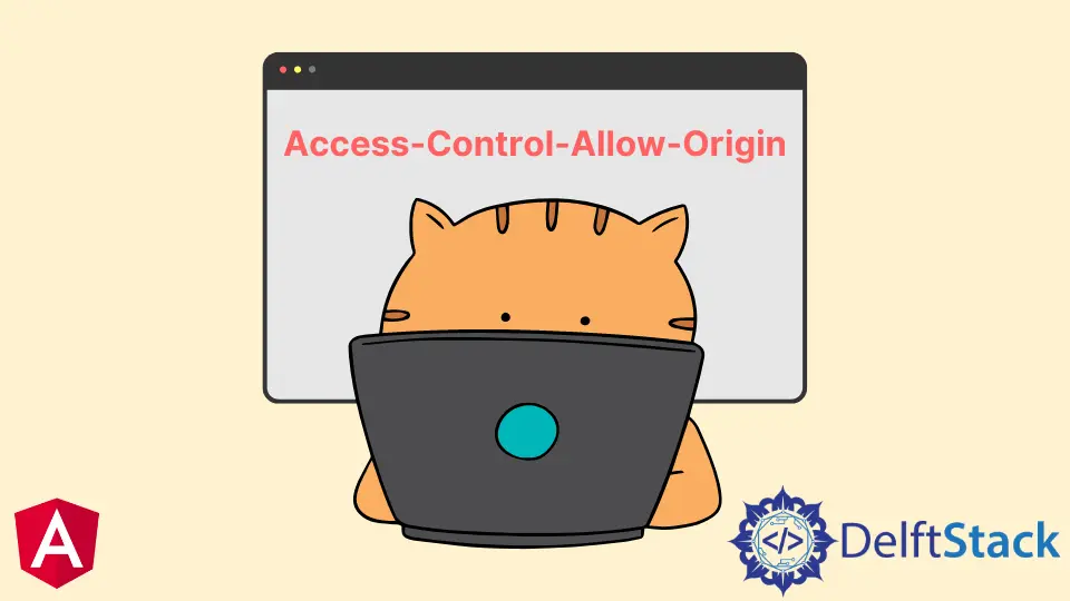 El control de acceso permite el origen en AngularJS