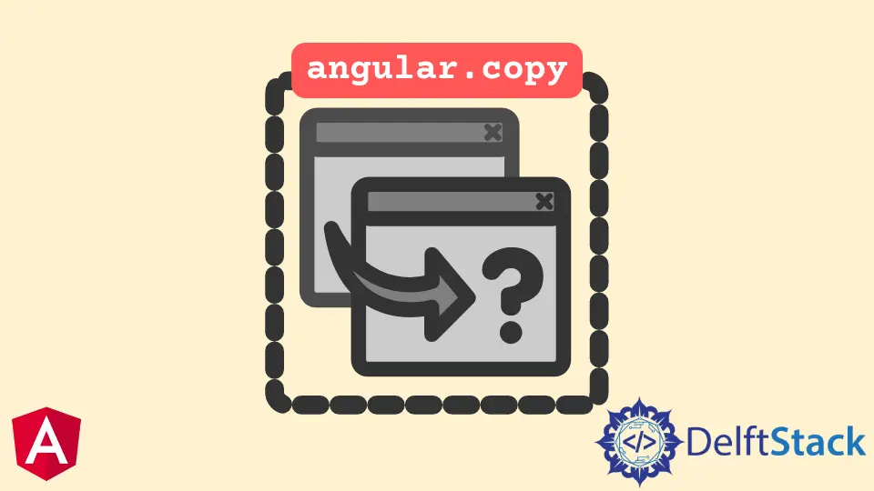 Copie en Angular