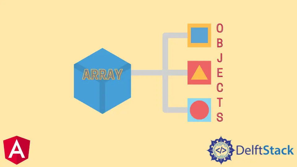 Array von Objekten in Angular