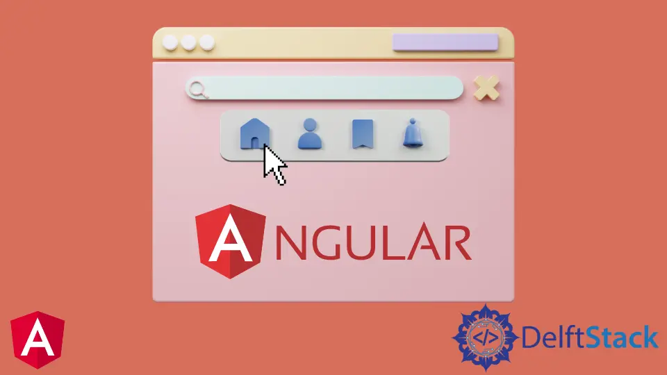 Erstellen einer Navigationsleiste in Angular