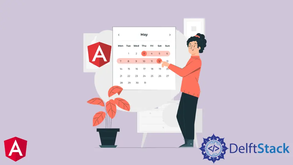 Selector de fecha en Angular